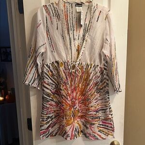 RAGA Women's Multicolor Sunburst Tunic